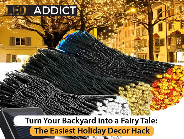 Turn Your Backyard into a Fairy Tale: The Easiest Holiday Decor Hack