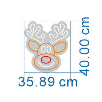 Happy Reindeer NEON LED Sign