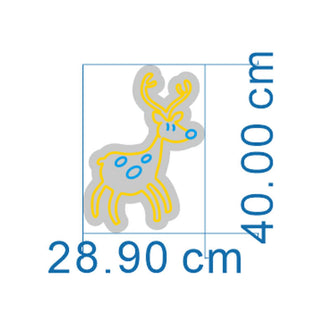 Walking Reindeer NEON LED Sign