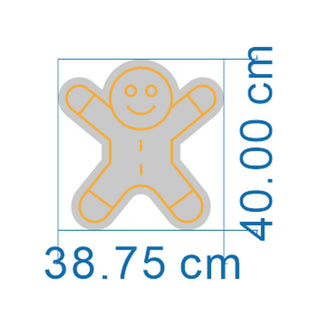 Plain Gingerbread Man NEON LED Sign