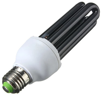 40W E27 ultraviolet fluorescent black light bulb for low energy applications and stage decoration.