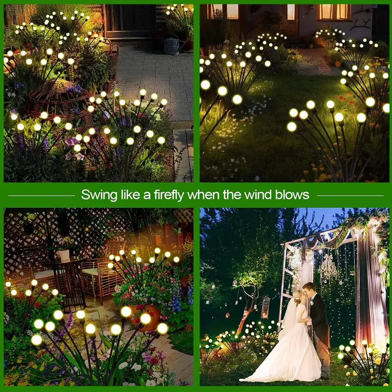 Led Firefly Large Installation LED Firefly Lights - Solar Powered - 10 LEDs – LED Addict