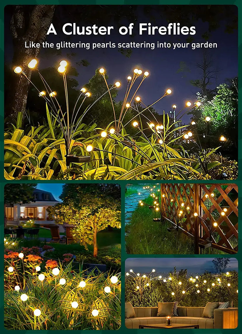 Led Firefly Large Installation LED Firefly Lights - Solar Powered - 10 LEDs – LED Addict