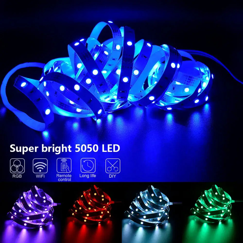 LED Strip Lights USB Powered RGB 5050 with Remote LED Addict