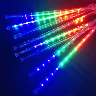 Meteor Shower Rain LED Fairy Lights - AC, 30cm, 8 Tubes