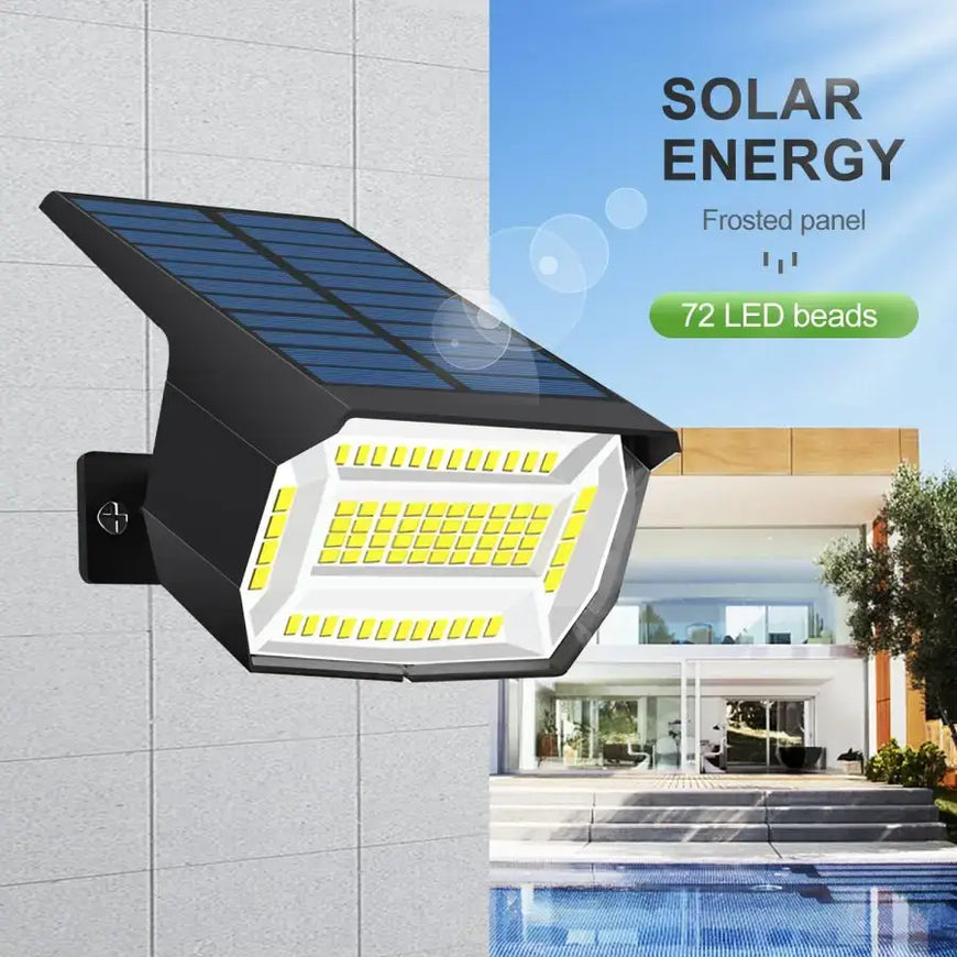 Led Solar Spotlight Outdoor Solar Spotlights - 72 LED Waterproof | LED Addict