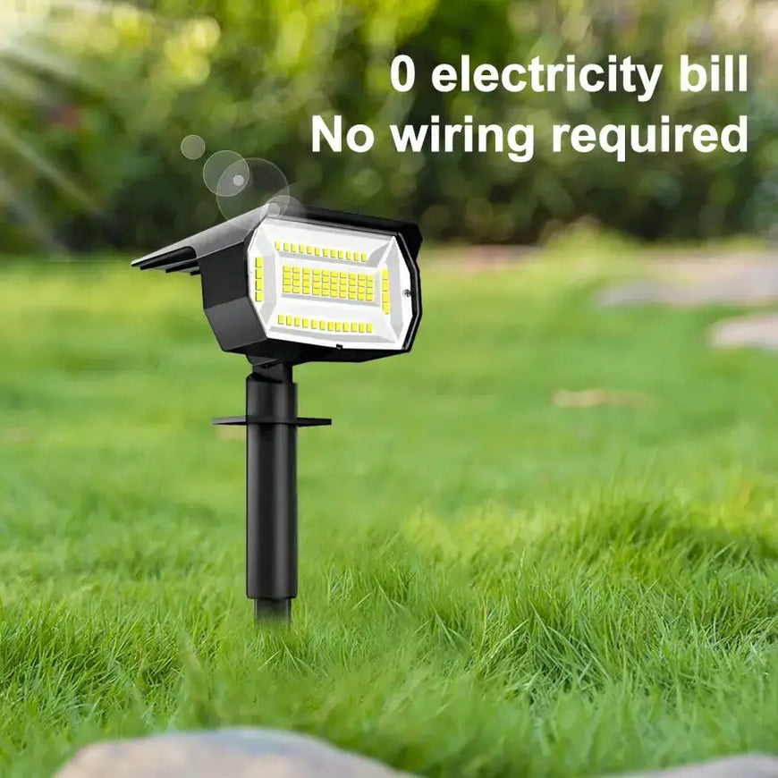Led Solar Spotlight Outdoor Solar Spotlights - 72 LED Waterproof | LED Addict