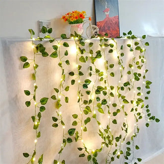 Ivy Vine String Lights – 10m, Battery Powered