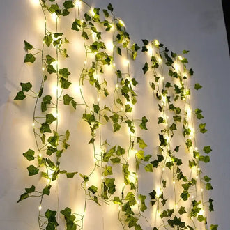 Ivy Vine String Lights – 10m, Battery Powered